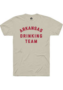 Rally Arkansas Tan Drinking Team Short Sleeve Fashion T Shirt