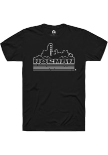 Rally Norman Black Hyper Local Skyline Short Sleeve Fashion T Shirt