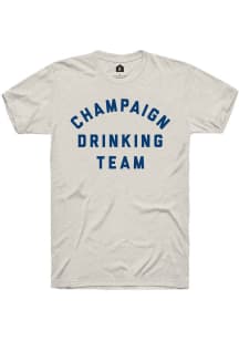 Rally Champaign Oatmeal Drinking Team Short Sleeve Fashion T Shirt