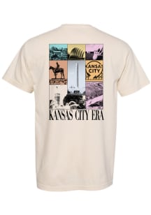 Rally Kansas City Ivory KC Eras Collage Short Sleeve Fashion T Shirt