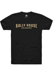 Rally Rally House Black Employee Tees Graphic Short Sleeve Fashion T Shirt