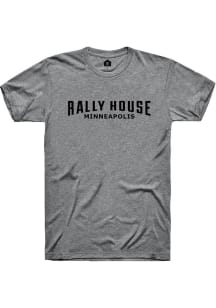 Rally Rally House Grey Employee Tees Design Short Sleeve Fashion T Shirt