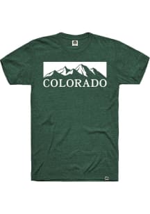 Rally Colorado Green Mountains Short Sleeve Fashion T Shirt