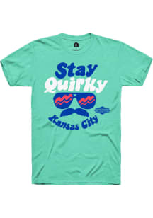 Rally Kansas City Green Stay Quirky Short Sleeve Fashion T Shirt
