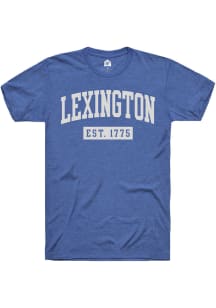 Rally Lexington Blue EST 1775 Short Sleeve Fashion T Shirt