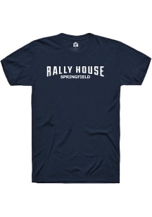 Rally House Navy Blue Employee Tees Short Sleeve Fashion T Shirt