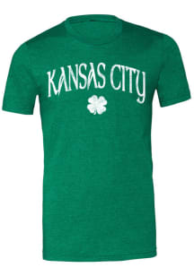 Rally Kansas City Green Shamrock Short Sleeve Fashion T Shirt