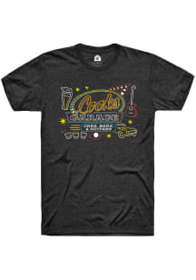 Rally Lubbock Grey Cars, Bars, &amp; Guitars Short Sleeve Fashion T Shirt