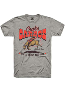 Rally Lubbock Grey We'll Bring the Dirt Short Sleeve Fashion T Shirt