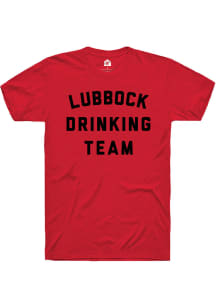 Rally Lubbock Black Drinking Team Short Sleeve Fashion T Shirt