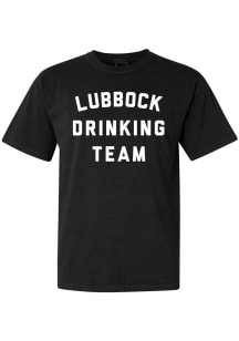 Rally Lubbock Black Drinking Team Short Sleeve Fashion T Shirt