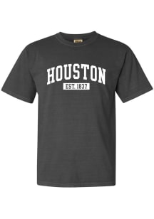 Rally Houston Black Est 1837 Short Sleeve Fashion T Shirt