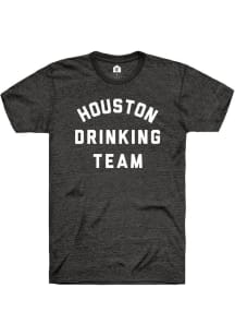 Rally Houston Grey Drinking Team Short Sleeve Fashion T Shirt