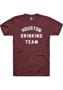 Rally Houston Red Drinking Team Short Sleeve Fashion T Shirt