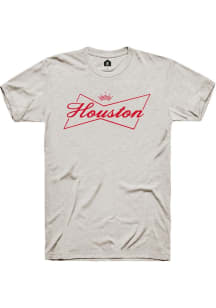 Rally Houston Tan Crown Short Sleeve Fashion T Shirt