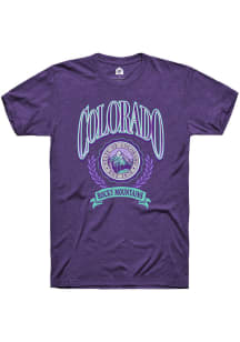 Rally Colorado Purple Seal Short Sleeve Fashion T Shirt