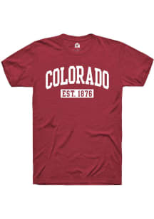 Rally Colorado Red Est. 1876 Short Sleeve Fashion T Shirt