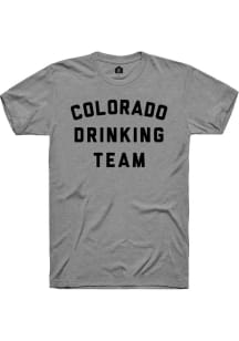 Rally Colorado Grey Drinking Team Short Sleeve Fashion T Shirt