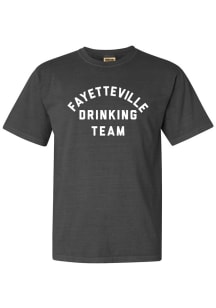 Rally Fayetteville Black Drinking Team Short Sleeve Fashion T Shirt