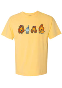 Rally Wizard of Oz Yellow Characters Short Sleeve T Shirt
