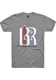 Rally Baton Rouge Grey Pelican Short Sleeve Fashion T Shirt