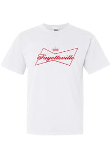 Rally Fayetteville White Crown Short Sleeve Fashion T Shirt