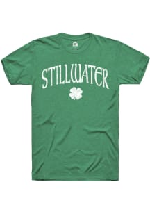 Rally Stillwater Green Shamrock Short Sleeve Fashion T Shirt
