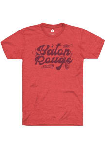 Rally Baton Rouge Red Jazz Short Sleeve T Shirt