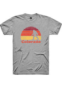 Rally Colorado Grey Sunset Sasquatch Short Sleeve Fashion T Shirt