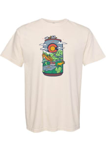 Rally Colorado Ivory Beer Can Short Sleeve Fashion T Shirt