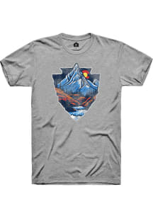 Rally Colorado Grey Arrowhead Short Sleeve Fashion T Shirt