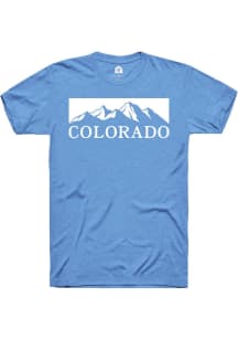 Rally Colorado Blue Mountains Short Sleeve Fashion T Shirt