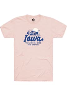 Rally Iowa Orange Land of Opes and Dreams Short Sleeve Fashion T Shirt