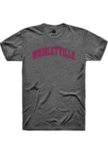 Rally Wrigleyville Grey Arched Wordmark Short Sleeve Fashion T Shirt