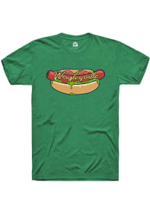 Rally Wrigleyville Green Hot Dog Short Sleeve T Shirt