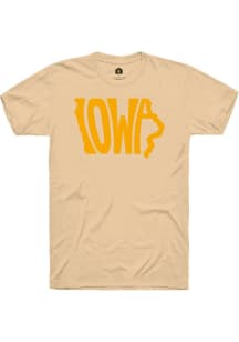 Rally Iowa Ivory Wordmark Short Sleeve Fashion T Shirt