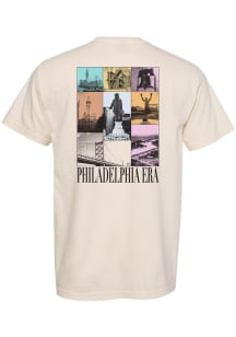 Rally Philadelphia Ivory Eras Collage Short Sleeve Fashion T Shirt