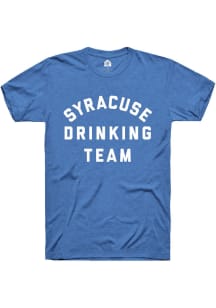 Rally Syracuse Blue Drinking Team Short Sleeve Fashion T Shirt