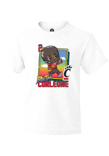 Dontay Corleone  Youth White Cincinnati Bearcats Bobbleheads Graphic Short Sleeve T-Shirt