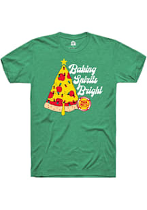 Rally Pizza Shuttle Green Baking Spirits Bright Short Sleeve T Shirt