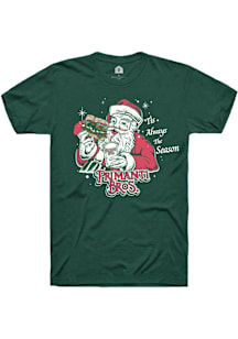 Rally Pittsburgh Green Primanti Bros Santa Short Sleeve Fashion T Shirt