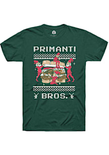 Rally Primanti Bros Green Primanti Bros Elves Short Sleeve Fashion T Shirt