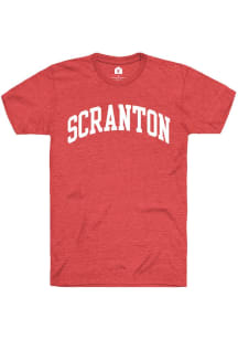 Rally Scranton Red Wordmark Short Sleeve Fashion T Shirt