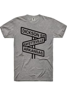 Rally Fayetteville Grey Dickson St Short Sleeve Fashion T Shirt