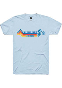 Rally Fayetteville Blue All Trails Lead to Fayetteville Short Sleeve T Shirt