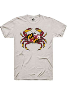 Rally Maryland Oatmeal Crab Short Sleeve Fashion T Shirt