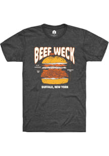 Rally Buffalo Black Beef On Weck Short Sleeve Fashion T Shirt