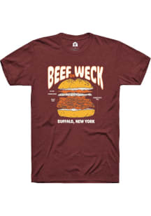 Rally Buffalo Red Beef on Weck Short Sleeve Fashion T Shirt