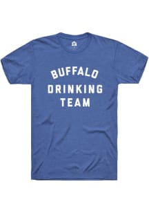 Rally Buffalo Blue Drinking Team Short Sleeve T Shirt