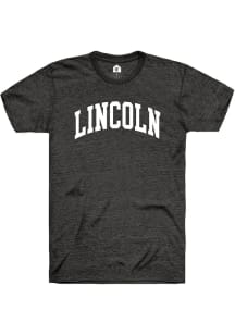 Rally Lincoln Grey Arched Wordmark Short Sleeve Fashion T Shirt